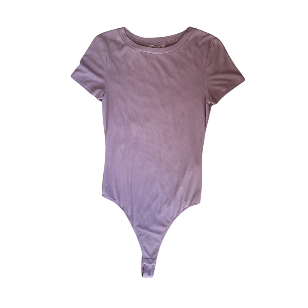 Elodie Light Purple Lavender Short Sleeve Bodysuit